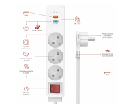 HAMA Listwa zasilająca 3GN, 2xUSB C/A - 1416388 - zdjęcie 3